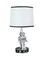 Retro 1960's Style Square Head Robot Sci-Fi Design Table Lamp With Shade